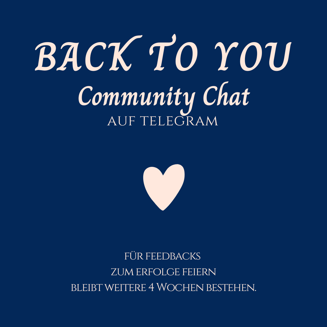 BACK TO YOU EXPERIENCE - Chat